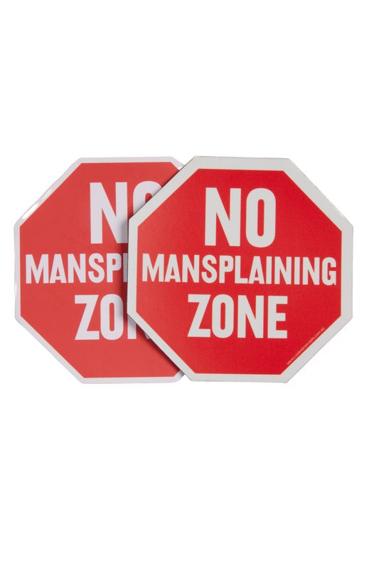 No Mansplaining Zone Magnet