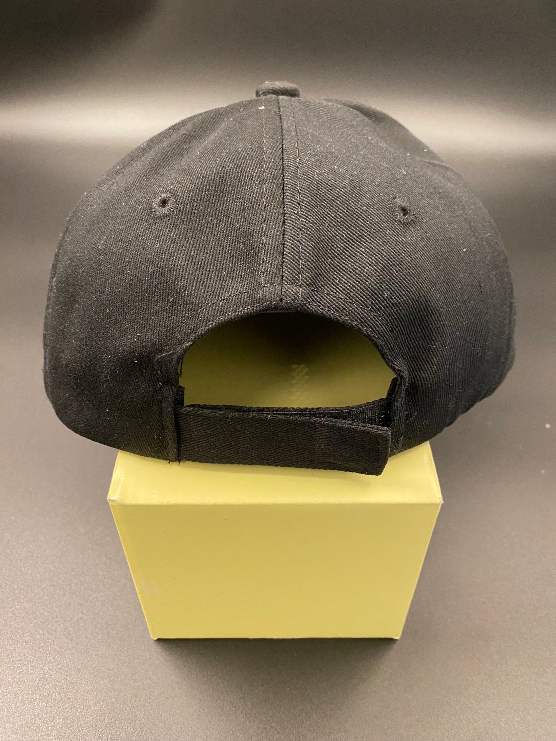 Cap Off Your Chutzpah (Gold Edition) - A black high quality pure cotton cap with velcro back for easy adjustment. Gold embroidery on the front reading CHUTZPAH. Who doesn't love yiddish?